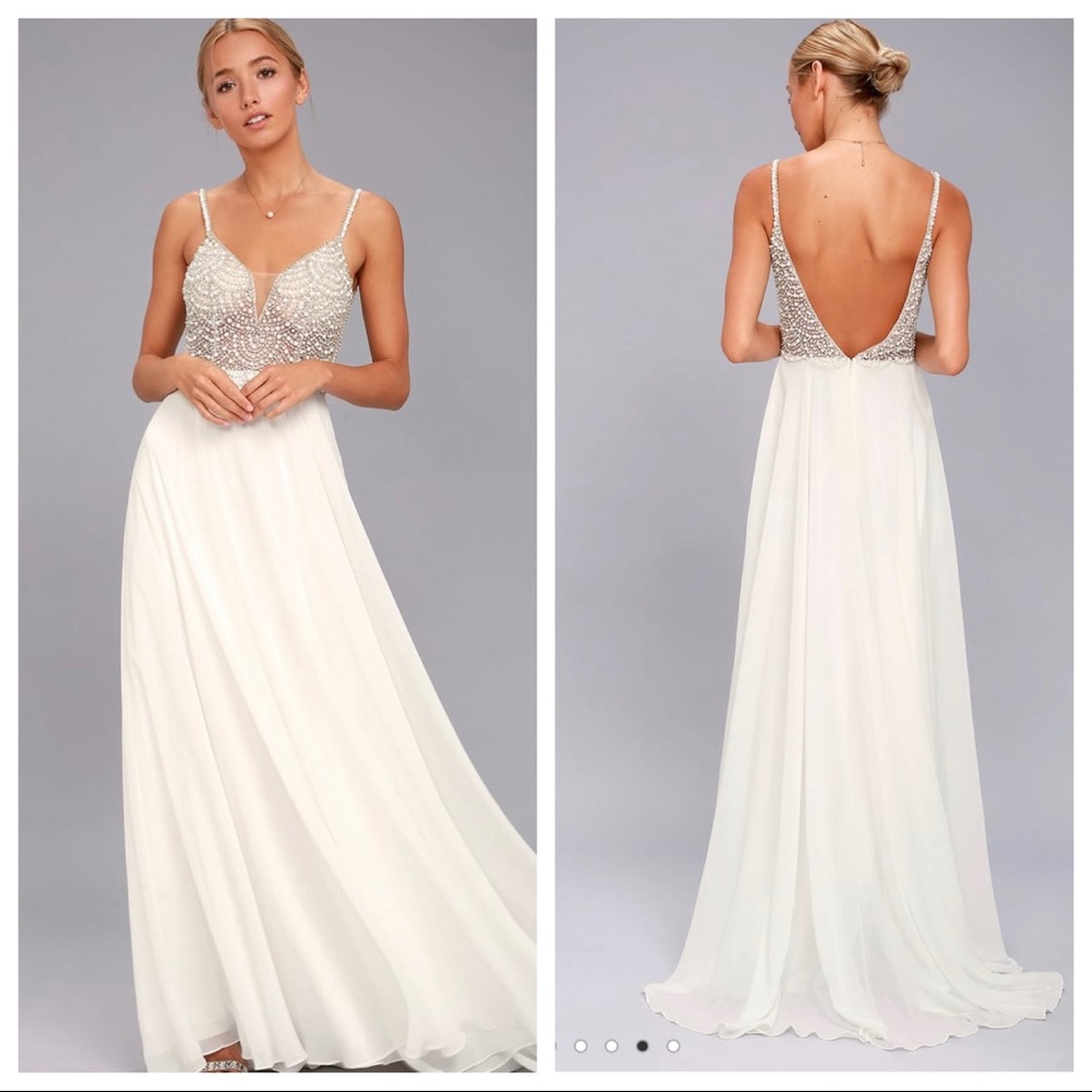 Lulu’s Beaded ✨BEAUTIFUL BRIDAL GOWN✨